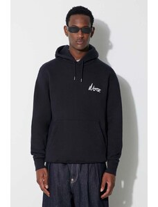 Norse Projects felpa in cotone Arne Relaxed Organic Chain Stitch Logo Hoodie uomo N20-1358-7004 N20.1358.7004