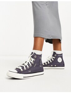 Converse - Chuck Taylor All Star - Sneakers blu medio con ricamo