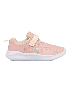 Sneakers rosa da bambina con velcro glitterato Champion Softy Evolve G