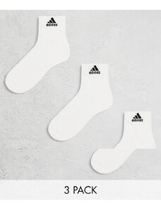 adidas performance adidas Training - Confezione da 3 paia di calzini bianchi-Bianco