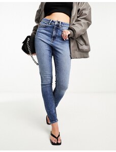 ASOS DESIGN - Jeans skinny premium blu medio