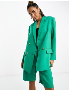 French Connection - Luxe - Blazer sartoriale verde smeraldo in coordinato