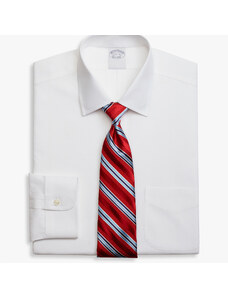 Brooks Brothers Camicia bianca regular fit non-iron in cotone elasticizzato con collo Ainsley - male Camicie eleganti Bianco 16
