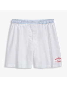 Brooks Brothers Boxer in cotone oxford bianco - male Intimo Bianco L