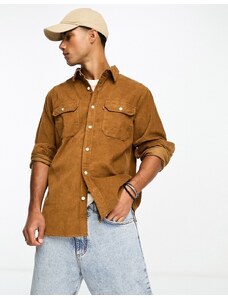 Levi's - Jackson Worker - Camicia in velluto a coste color zenzero scuro-Marrone