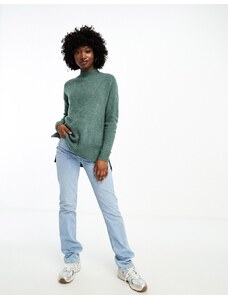 Vero Moda - Maglione lungo verde scuro