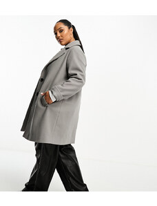 Simply Be - Cappotto elegante in lana grigio