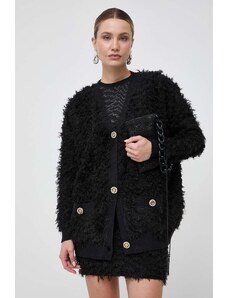 Pinko kardigan con aggiunta di lana colore nero