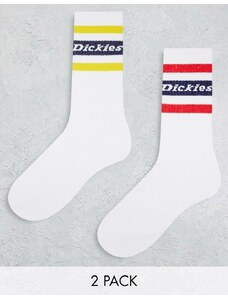 Dickies - Genola - Calzini sportivi bianchi-Bianco