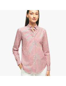 Brooks Brothers Camicia rosa classic fit non-iron in cotone Supima elasticizzato con collo button-down - female Camicie e T-shirt Rosa 2
