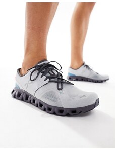 On Running ON - Cloud X 3 - Sneakers da corsa color glacier e iron-Bianco