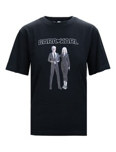 KARL LAGERFELD 226W1761 999 T-shirt-XXS Nero Cotone