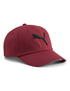 Cappellino bordeaux con logo nero Puma Essentials