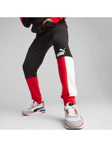 Pantaloni joggers neri e rossi da uomo Puma For All Time
