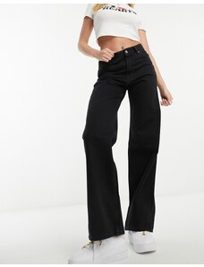 Monki - Yoko - Jeans a fondo ampio, colore nero