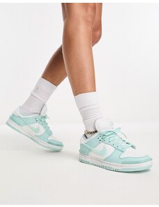 Nike - Dunk Twist Low - Sneakers basse bianche e verde giada ghiaccio-Blu