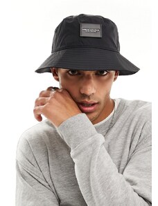 Armani Exchange - Cappello da pescatore nero con logo