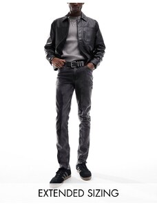 ASOS DESIGN - Jeans skinny lavaggio nero Y2K