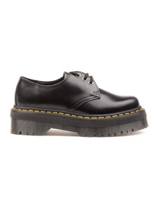 Dr. Martens 1461 Quad Polished Smooth Nero Donna,N