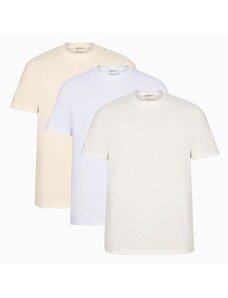 Maison Margiela Tri-pack di t-shirt in cotone