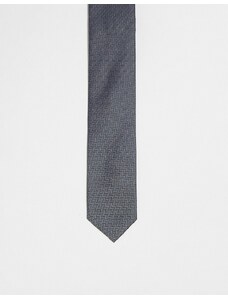 ASOS DESIGN - Cravatta standard antracite-Grigio