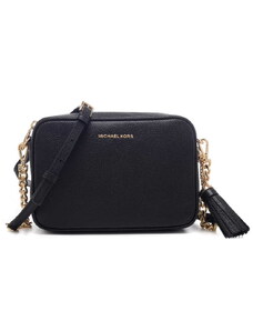 Michael Kors borsa a tracolla donna ginny in pelle nera