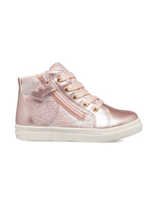 Sneakers alte rosa da bambina con glitter Le scarpe di Alice