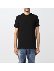 DSQUARED2 - T-shirt con patch logo - Colore: Nero,Taglia: L