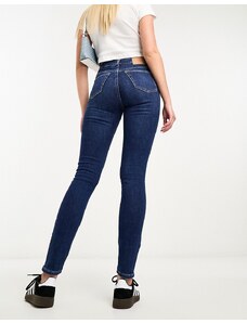 Weekday - Spare - Jeans skinny a vita medio alta blu