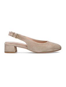CONFORT Slingback donna grigia in suede DECOLLETE TALL SCOP