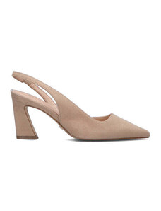 GUESS Slingback donna beige in suede DECOLLETE TALL SCOP