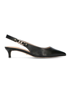 GUESS Slingback donna nera in pelle DECOLLETE TALL SCOP