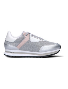 LIU JO Sneaker donna argento/rosa SNEAKERS
