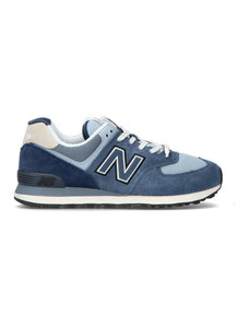 NEW BALANCE Sneaker uomo azzurra/blu in suede SNEAKERS