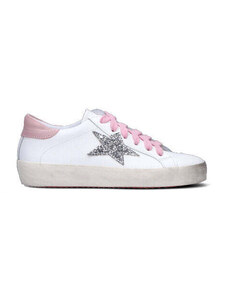 OTTANT8,6 NAN Sneaker bimba bianca/rosa in pelle SNEAKERS
