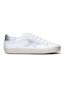 OTTANT8,6 Sneaker donna bianca/argento in pelle SNEAKERS