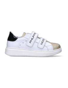 PHILIPPE MODEL Sneaker bimba bianca/gialla/nera SNEAKERS
