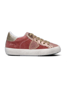 PHILIPPE MODEL Sneaker bimba rosa/gialla in pelle SNEAKERS