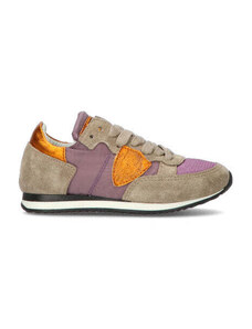 PHILIPPE MODEL Sneaker bimba viola/grigia/arancio SNEAKERS