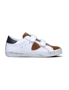 PHILIPPE MODEL Sneaker bimbo bianca/marrone/nera SNEAKERS