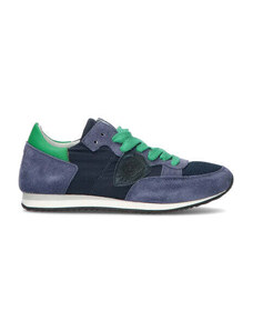 PHILIPPE MODEL Sneaker bimbo blu/verde in pelle SNEAKERS