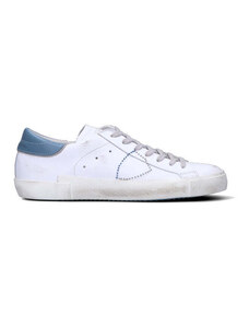 PHILIPPE MODEL Sneaker uomo bianca/azzurra in pelle SNEAKERS