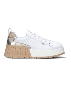 RUCOLINE Sneaker donna bianca/gialla in pelle SNEAKERS