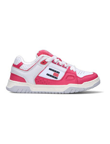 TOMMY HILFIGER JEANS Sneaker donna rosa in pelle SNEAKERS
