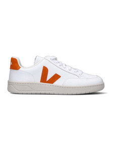 VEJA Sneaker uomo bianca/arancio in pelle SNEAKERS