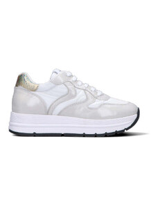 VOILE BLANCHE Sneaker donna bianca in pelle SNEAKERS