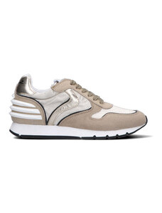 VOILE BLANCHE Sneaker donna beige/platino in suede SNEAKERS