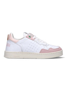 WOMSH Sneaker donna bianca/rosa in pelle SNEAKERS