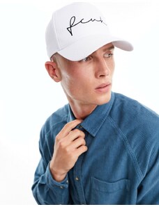 French Connection - FCUK - Cappellino bianco con logo