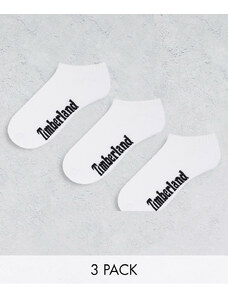 Timberland - Core Sport - Confezione da 3 paia di calzini bianchi-Bianco